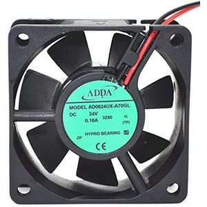 ADDA 6025 inverter fan AD0624UX-A70GL 24V 0.16A 2line high speed cooling fan