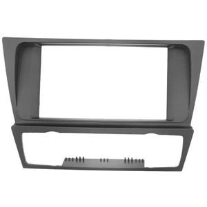 Voor B&MW 3 Serie E90 E91 E92 E93 2004-2012 Dubbele DIN Fascia Radio DVD GPS Stereo Paneel Dashboard Montage Trim Kit Omgeven Frame Auto Fascia Radio Paneel(178x100mm)