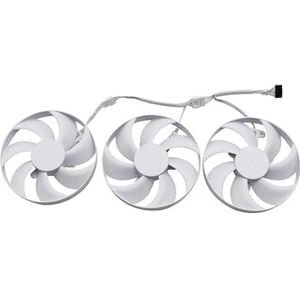 T129215BU CF1015U12D RTX4080 RTX4090 grafische kaartventilator voor ASUS voor ROG Strix voor RTX 4080 4090 witte OC-versie koeling(3-Fan)