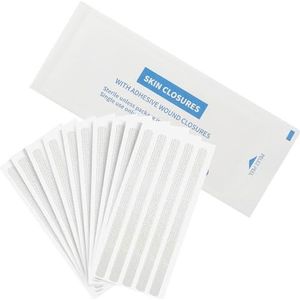 Wondsluitstrips, 50 stuks, klempleisters, huidsluitingen, steriel, noodgevallen, wondsluiting