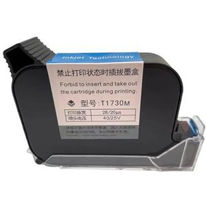 T1730M Premier Sneldrogende permanente inktcartridge compatibele handheld printer for 12,7 mm inkjetprinters(1 blue)