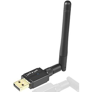 Bluetooth adapter Pc, USB Bluetooth 5.3 Bluetooth dongle adapter voor pc, lange afstanden 328FT / 100M Bluetooth Stick driver compatibel met computer Windows 11/10/8.1