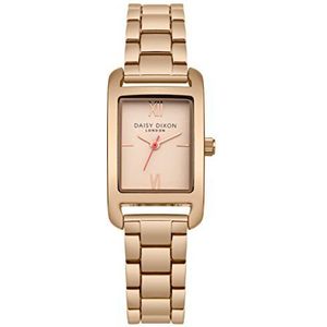Daisy Dixon dames datum klassiek kwarts horloge met aluminium armband DD057RGM