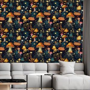 Muurbeschermingsfolie blauw oranje bruin plakfolie meubels muursticker meubelfolie zelfklevende folie behang zelfklevend behang zelfklevend keukenachterwand muursticker kinderkamer 40 x 120 cm / 2