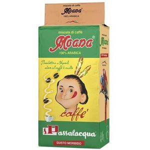 KOFFIE PASSALACQUA MOANA - GUSTO MORBIDO - 100% ARABICA - PAKKET 250 g GEMALEN