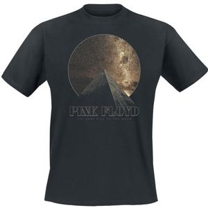Pink Floyd Pyramid Circle T-shirt zwart L 100% katoen Band merch, Bands