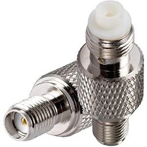 Vecys 4G Antenne Adapter SMA Vrouwelijke naar FME Vrouwelijke Adapter voor 2G 3G 4G LTE Antennes Routers Mobiele Breedband WLAN Draadloos (2 stuks)