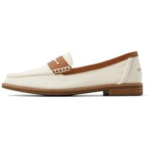 Sperry Seaport Penny Loafer voor dames, ecru, 10 UK, Ecru, 43 EU