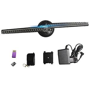 3D Hologram Fan, Hologram Fan Projector, 3D Wifi Fan Hologram Projector Reclame Display Hologram Ventilator Holographic Lming Lamp Display Reclame Logo Light voor Winkel/Bar/Kerstmis/Halloween