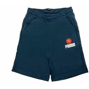 Puma Kindershorts, wit, donkerblauw
