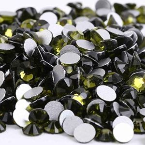 ss2~ss12 AAAAA Crystal Non Strass Super Helder Glas Strass 3D Nail Art Decoratie DIY Jurk Kleding-Olivine,ss3 1440pcs