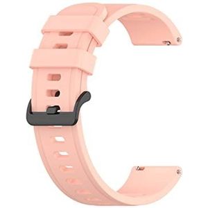 LUGEMA Nieuwe Sport Siliconen Horlogeband Compatibel Met Xiaomi Horloge Kleur Polsband Band Compatibel Met Mi Smartwatch Armband Vervangbare Accessoires 22mm (Color : Light pink, Size : For Mi watch