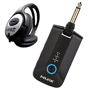 NUX MP-3 Mighty Plug Pro Amp-Plug gitaarversterker + keepdrum hoofdtelefoon