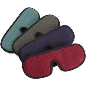 Oogmasker om te slapen, blokkerend, licht, slaapmasker, zacht, gewatteerd, reisschaduwhoes, rust, ontspannen, slapen, blinddoek, oogbedekking, slaapmasker, ooglap (marineblauw)