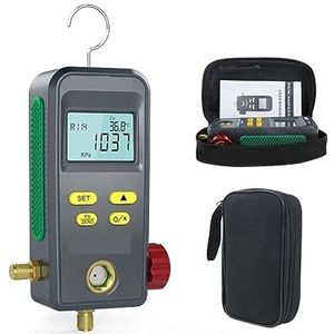 Manometer, Digitale koeling Manometer Manifold Digitale vacuümmeter Drukmanometer Temperatuurtester