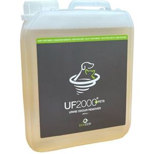 Ecodor UF2000 4Pets Urine Geurverwijderaar 2500 ML | Krachtige formule | 100% Biologisch | Veelzijdig gebruik | Elimineerd stank | Geschikt voor honden, katten en andere kleine dieren