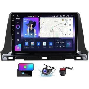 Android 13 GPS-Autoradio voor Kia Seltos SP2 2019-2023 9 inch Touchscreen met Bluetooth 5.0/SWC/FM RDS DAB+ Radio/Carplay Android Auto/DSP Video Stereo Speler + DVR Achtercamera(NF-6)