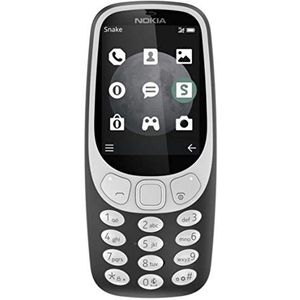 Nokia 3310 mobiele telefoon, Dual SIM - 3G, 0,128, antraciet
