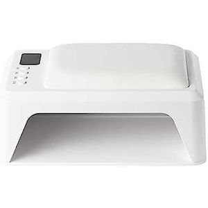 UV-nagellamp, LED UV Nagellamp 72W Nagellak Droger Lamp Met Handkussen for Nagels Kunst Twee Handen Armsteun Handkussen Kussen Nageldroger UV Led Nagellamp