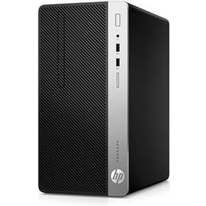 PC HP ProDesk 400 G5 MT, display 27 inch Intel I3-8100 RAM, 32 GB SSD, 960 GB, W11 WiFi (gereviseerd)