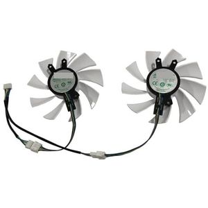 GA92S2H, Grafische kaartenventilator, voor GALAX GTX1660 voor SUPER EX Wit, voor voor GTX 1660Ti RTX2060(White GA92S2H)