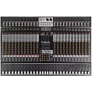 Audio DJ-mixer Professionele 24-kanaals USB Mixer met AUX Recording Stage DJ Console Mixer Podcast-apparatuur