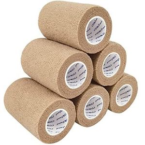COMOmed Cohesive Bandage Adhesive Bandage Tape 6 Rolls 7.5cm Skin…