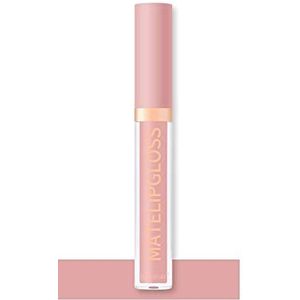 INTEROOKIE Matte Lipstick Lipgloss Non Stick, Langdurige Lip Stain Vloeibare Lipstick, Non-transfer Lip Colour Make-up, Lip Tint voor Vrouwen (02-Upgrade)