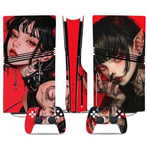 Voor PS5 PRO Skin Digital Edition Console En Controller Vinyl Cover Skins Wraps Krasbestendig, Compatibel Met Voor PS5 Digital Edition Pro 77985 Geen Schuimvorming Bubbelvrij
