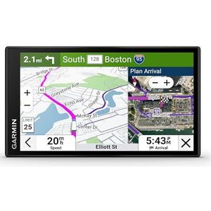 Garmin dēzl™ OTR620, High-Res 6-inch GPS-trucknavigator, aangepaste vrachtwagenroutering, satellietbeelden, windsnelheid, gemeenschappelijk gedeelde laaddocks, vrachtwageningangen en