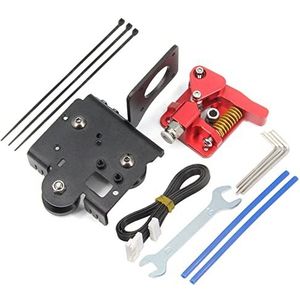 Befenybay Upgrade Direct Dual Gear Extruder Ondersteuning Plaat Kit Gemakkelijk Print Flexibele Filament voor Creality Ender 3/CR-10 3D Printer (Direct Plate+Dual Gear Extruder)