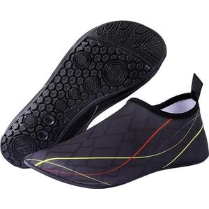 Waterschoenen for dames en heren, instappers for blote voeten, aqua yogasokken for zwemmen, zwembad, strand, surfen, rivier(22,Xxxl-1 pair)