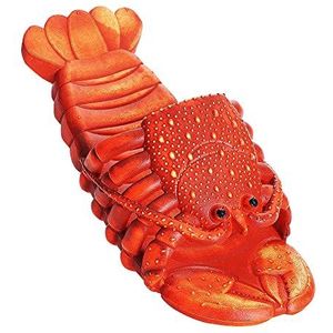 NA Hummer Flip Flops Grappige Sandalen Hummer Slippers Uniseks Hummer Schoenen Zwembad Feestschoenen Vis Pantoffels voor Vrouwen Mannen en Kind, rood, 46/47 EU