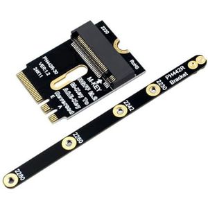 Vocdikficy M.2 Wifi-Adapter M.2 Wifi Naar Nvme SSD-Adapter PCIe4.0 Naar M2 NGFF Key A+E Wifi-Kaartverhoger voor WiFi/WWAN/LTE-Module