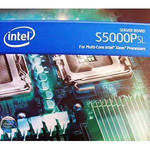 Intel S5000PSLSASR moederbord voor server (Intel, LGA 771 (Socket J), 667,1333 MHz, 64 GB, FBDIMM, 533,667 MHz)