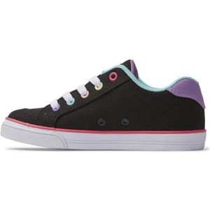 DC Apparel Chelsea, sneakers voor dames, Black Multi Stripe, 30 EU