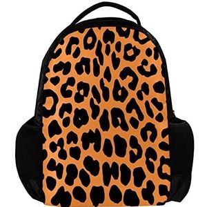 Gepersonaliseerde Rugzak voor vrouwen en man Leopard print mooie School reizen werk Rugzak, Meerkleurig, 27.5x13x40cm, Rugzak Rugzakken