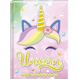 Unicorn vriendenboekje - Hardcover Met Glitter - 64 bladzijden