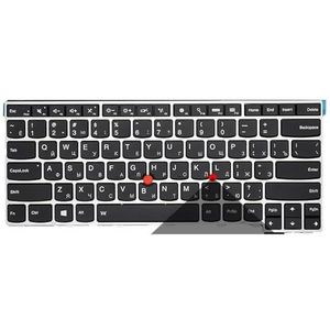 Russisch laptoptoetsenbord voor Thinkpad T460S T470S Engels 01EN682 01EN723 Met achtergrondverlichting(Dark green)