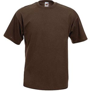 Fruit of the Loom Valueweight, T-shirt, bruin, M