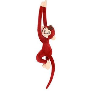 Knuffeldier, aap, pluche dier, 65 cm, hangende aap, schattige aap met lange mouwen, interactieve pluche aap, speelgoed, kindercadeau voor meisjes en jongens