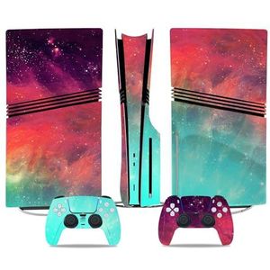 Voor PS5 PRO Skin Digital Edition Console En Controller Vinyl Cover Skins Wraps Krasbestendig, Compatibel Met Voor PS5 Digital Edition Pro 05698 Geen Schuimvorming Bubbelvrij