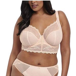 Elomi Charley Longline beugelbralette plunge beha voor dames, Ballet Roze, 90G