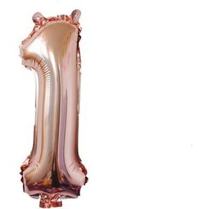 Verjaardagsballon, 10 stuks 40 cm Amerikaanse versienummer ballonnen voor bruiloft festivals en kinderverjaardagsfeestdecoratie nummer ballonnen - goud 1