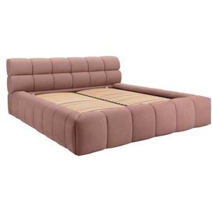 PASCAL MORABITO - Bed met opbergruimte 160 x 200 cm - Stof - Roze - FORVIK van Pascal Morabito