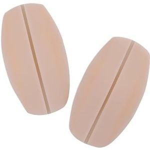 Afneembare schoudervullingen van schuimrubber, 2 schoudervullingen, bh-bandjes, antislipkussentjes, doe-het-zelfkleding, stoffen naaien, handwerkaccessoires(Skin Tone)