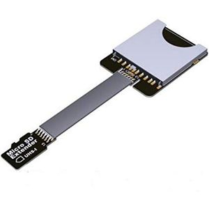 ADT-Link micro SD-verlengkabel, Express-verlengkabel, linker, TF-kaartlezer, adapter voor SDHC SDXC UHS-I, stabiel, geen FPC-kaartlezing, testlijn tot 104 MB/s (15 cm, B12SF)
