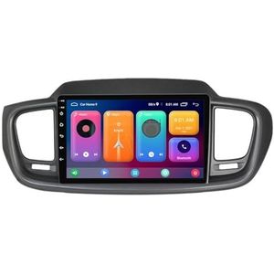 Android 14 2 Din Autoradio voor KIA Sorento 2014-2017 - Steun Carplay Android Auto DSP-9"" Touchscreen Auto Stereo Met Stuurwielbediening WIFI 4G Bluetooth Split-Screen(P2 WIFI 4-Core 1G+32G)