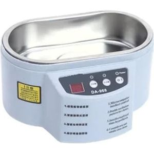 30/50W digitale ultrasone reiniger, dubbele frequentie, vibratie, sieradenonderdelen, brillenprintplaten, draagbare horlogewasmachine(30W)