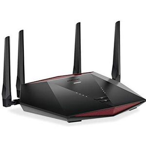 NETGEAR Draadloze router 6 Nighthawk Pro Gaming (XR1000) – 6-bands wifi-snelheden AX5400 (tot 5,4 Gbps) | DumaOS 3.0 optimaliseert de serververbindingen | Compatibel met PlayStation 5